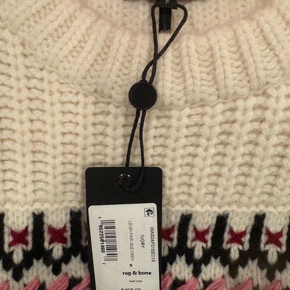 Rag & Bone Cozy Knit Sweater - Cream - Picture 4 of 5